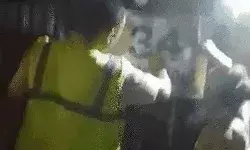 पत्थरबाजी के बाद अब ओवैसी के मकान पर काली स्याही का अटैक पत्थरबाजी के बाद अब ओवैसी के मकान पर काली स्याही का अटैक