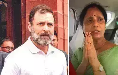 राहुल से मिलकर शहीद की मां बोली - बंद की जाए अग्नि वीर योजना राहुल से मिलकर शहीद की मां बोली - बंद की जाए अग्नि वीर योजना