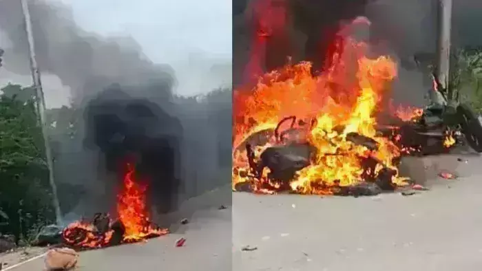 आपस में टकराई दो बाइक तो चार लोगों की चली गई जान