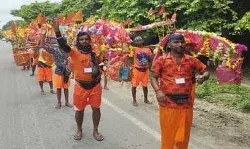 श्रावण मास की कांवड़ यात्रा- NH पर दोपहर से थम जायेंगे भारी वाहनों....