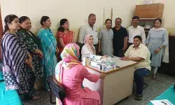 स्कूल में नेत्र एवं मानसिक रोग चिकित्सा शिविर में हुआ रोगियों का उपचार स्कूल में नेत्र एवं मानसिक रोग चिकित्सा शिविर में हुआ रोगियों का उपचार