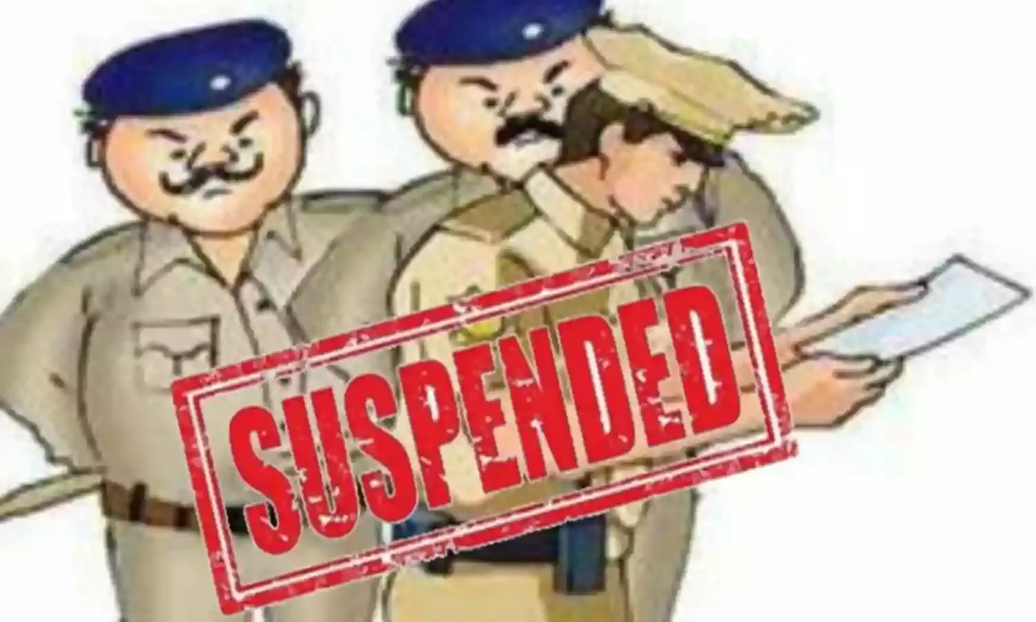 लापरवाही बरतने कर हुई कार्रवाई- थाना प्रभारी समेत सात पुलिसकर्मी निलंबित
