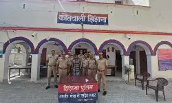 डकैती के मामले में वांछित इनामी बदमाश चढ़ा पुलिस के हत्थे डकैती के मामले में वांछित इनामी बदमाश चढ़ा पुलिस के हत्थे