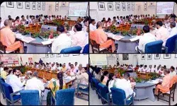 योगी ने गोण्डा में की विकास कार्यों की समीक्षा योगी ने गोण्डा में की विकास कार्यों की समीक्षा