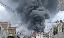 केमिकल फैक्ट्री में लगी भयंकर आग- आवासीय भवन भी चपेट में आये