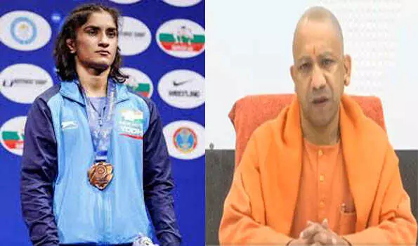 भारतवासियों के लिए गौरव, विजेता और चैंपियन हैं विनेशः CM योगी