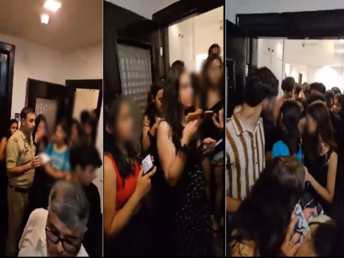 पुलिस ने मारा छापा, अंदर से पकड़े 40 लड़के-लड़कियां- 16 से 20 तक है उम्र पुलिस ने मारा छापा, अंदर से पकड़े 40 लड़के-लड़कियां- 16 से 20 तक है उम्र