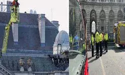 समरसेट हाउस में लगी भीषण आग पर काबू पाया गया समरसेट हाउस में लगी भीषण आग पर काबू पाया गया