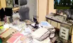 टीटीडी प्रशासनिक भवन में एक उप कार्यकारी अभियंता विंग में लगी आग टीटीडी प्रशासनिक भवन में एक उप कार्यकारी अभियंता विंग में लगी आग