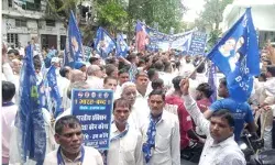 कोटा में कोटे का विरोध-भीम आर्मी एवं आसपा का कलेक्ट्रेट में डेरा कोटा में कोटे का विरोध-भीम आर्मी एवं आसपा का कलेक्ट्रेट में डेरा