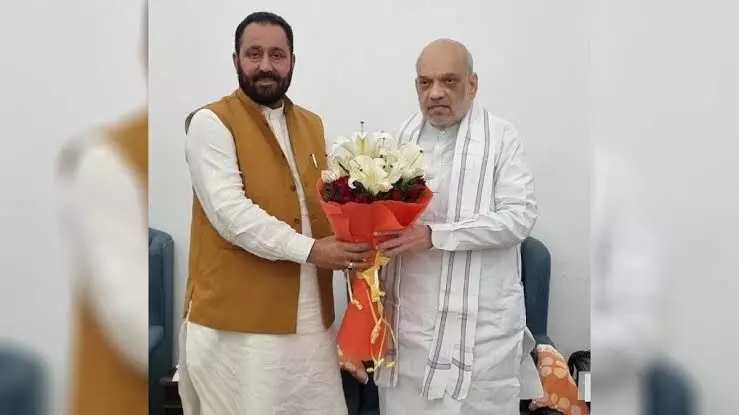 कांग्रेस नेता ने की गृहमंत्री से मुलाकात-भाजपा मे शामिल होने की अटकलें कांग्रेस नेता ने की गृहमंत्री से मुलाकात-भाजपा मे शामिल होने की अटकलें