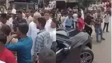 बजरंग दल ने बघेल के काफिले को रोका- सुरक्षाकर्मियों से की धक्का-मुक्की बजरंग दल ने बघेल के काफिले को रोका- सुरक्षाकर्मियों से की धक्का-मुक्की