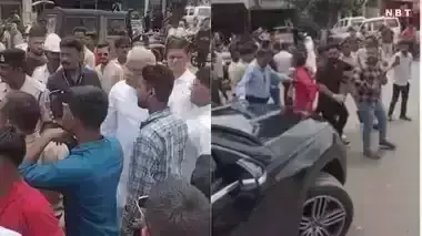 बजरंग दल ने बघेल के काफिले को रोका- सुरक्षाकर्मियों से की धक्का-मुक्की