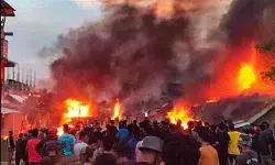 हिंसा का फिर से नंगा नाच- गोलीबारी में महिला समेत 2 की मौत- ड्रोन से.. हिंसा का फिर से नंगा नाच- गोलीबारी में महिला समेत 2 की मौत- ड्रोन से..