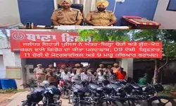 चोरी, लूटपाट करने वाले गिरोह के नौ सदस्य अरेस्ट- घातक हथियार बरामद चोरी, लूटपाट करने वाले गिरोह के नौ सदस्य अरेस्ट- घातक हथियार बरामद