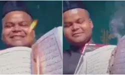 अपने धर्म की पुस्तक जलाकर वीडियो की वायरल-मचा हड़कंप किया गिरफ्तार अपने धर्म की पुस्तक जलाकर वीडियो की वायरल-मचा हड़कंप किया गिरफ्तार