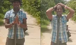 वायरल होने की सनक में मुंह में दबाकर कोबरा से खिलवाड़ कर रहे युवक...