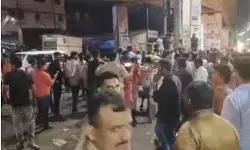 गणेश मूर्ति पर पथराव के बाद बवाल पर पुलिस ने किया लाठीचार्ज