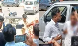 बदमाशों ने फायरिंग कर बैंक में की लूट- दो महिला सहित तीन घायल