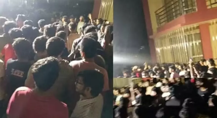 NIT कैंपस में छात्रा के सुसाइड को लेकर जमकर हंगामा-जांच में जुटी पुलिस NIT कैंपस में छात्रा के सुसाइड को लेकर जमकर हंगामा-जांच में जुटी पुलिस