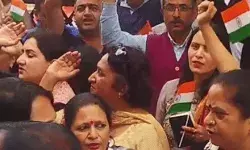 मस्जिद विवाद में प्रदर्शन शुरू- वक्फ बोर्ड हो खत्म- संजौली मस्जिद..