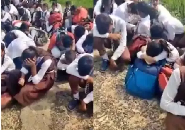 निजी स्कूल का बच्चों पर टूटा कहर- फीस नहीं लाने पर धूप में बैठाया निजी स्कूल का बच्चों पर टूटा कहर- फीस नहीं लाने पर धूप में बैठाया