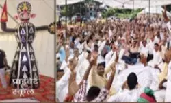 धरने पर मन रहा MLA का दशहरा - अब महंगी शिक्षा चिकित्सा दहन की तैयारी