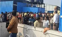 पानी की टंकी का बड़ा हिस्सा भरभराकर गिरा- 3 मजदूर की मौत