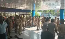 जिम से बाहर निकलते ही धडाम से जमीन पर गिरे दरोगा और फिर मचा कोहराम