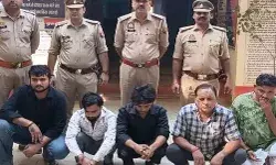 दरोगा को दौड़ाकर पुलिस की गाड़ी तोड़ने वाले 5 आरोपी लगे हाथ-अब देख रहे.. दरोगा को दौड़ाकर पुलिस की गाड़ी तोड़ने वाले 5 आरोपी लगे हाथ-अब देख रहे..