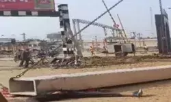 निर्माणाधीन फ्लाईओवर का गार्डर गिरा- बाइक सवार SSB इंस्पेक्टर की मौत