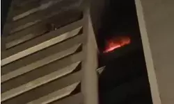 रिहायशी इमारत के आठवें फ्लोर पर लगी आग 21वीं मंजिल तक पहुंची- महिला की मौत