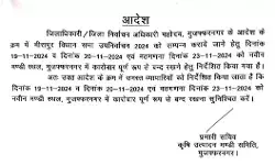 मीरपुर उपचुनाव- तीन दिन मंडी बंद के फरमान से कारोबारी में उबाल मीरपुर उपचुनाव- तीन दिन मंडी बंद के फरमान से कारोबारी में उबाल