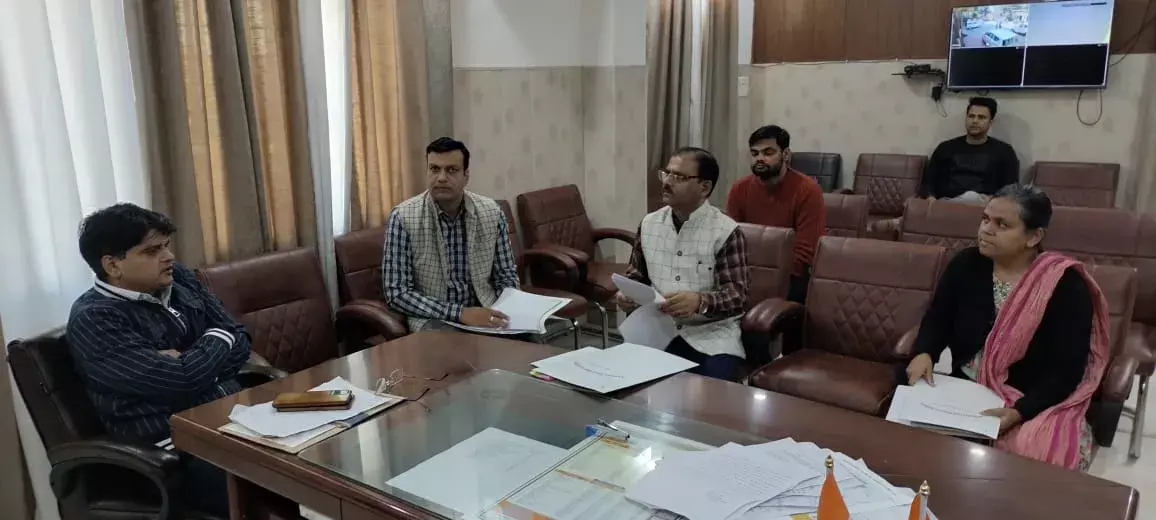 बोर्ड परीक्षा केन्द्रो के निर्धारण को अंतिम रूप देने के लिये हुई बैठक बोर्ड परीक्षा केन्द्रो के निर्धारण को अंतिम रूप देने के लिये हुई बैठक