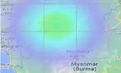 हिंसा की घटनाओं के बीच लगे भूकंप के झटकों ने पब्लिक को बुरी तरह हिलाया