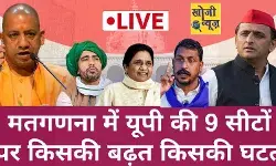 9 सीटों पर हुए उपचुनाव में छह पर भाजपा तीन पर सपा आगे 9 सीटों पर हुए उपचुनाव में छह पर भाजपा तीन पर सपा आगे