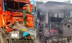 नेशनल हाईवे पर खड़ी पुलिस वैन को ट्रक ने उड़ाया- एक पुलिस कर्मी की... नेशनल हाईवे पर खड़ी पुलिस वैन को ट्रक ने उड़ाया- एक पुलिस कर्मी की...