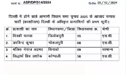 दिल्ली विधानसभा चुनाव- चंद्रशेखर की पार्टी ने भी ठोंकी ताल दिल्ली विधानसभा चुनाव- चंद्रशेखर की पार्टी ने भी ठोंकी ताल