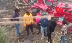 गड्ढे में पहिया गिरने से पलटा ट्रैक्टर- एक युवक की मौत- ड्राइवर घायल