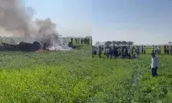 एयर फोर्स का फाइटर प्लेन क्रैश- खेत में गिरते ही लगी आग एयर फोर्स का फाइटर प्लेन क्रैश- खेत में गिरते ही लगी आग