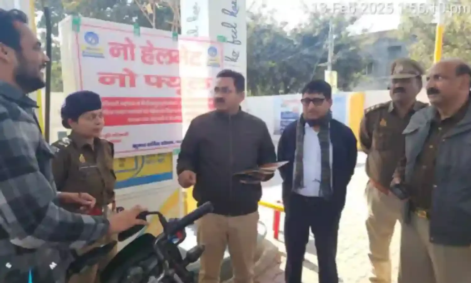 नो हेलमेट नो फ्यूल अभियान में सख्ती- बिना हेलमेट लगा 1.80 लाख का जुर्माना