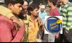 श्मशान घाट में बन रही निर्माणाधीन टंकी गिरी - जानिए फिर क्या हुआ