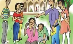 रैंगिंग में पानी में थूककर पिलाया- कार्यवाही में सात स्टूडेंट किए गए..