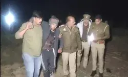 मुठभेड़ में 5 गौकश अरेस्ट- दो बदमाश मुकाबला करते घायल- हथियार व...