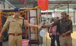 महाकुंभ से आए अमृत जल से SSP ने किया रुद्राभिषेक- श्रद्धालुओं में