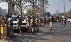 आजाद समाज पार्टी का राज भवन घेराव- छावनी बना हजरतगंज