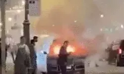 राष्ट्रपति पुतिन के काफिले की कर में ब्लॉस्ट- उडे गाड़ी के चीथड़े