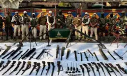 मददगार महिला के साथ तीन उग्रवादी गिरफ्तार- हथियारों का जखीरा भी...