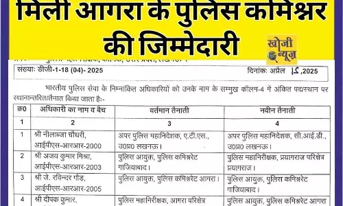 यूपी में 11 आईपीएस अफसर के तबादले - सूरज बने बागपत के SP