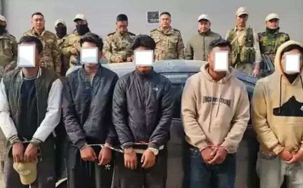चौथ वसूली कर रहे प्रतिबंधित संगठनों के 9 सदस्य गिरफ्तार